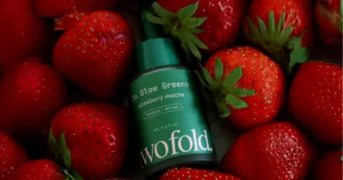 Cold Foam Coconut Milk Strawberry Matcha Latte - TWOFOLD