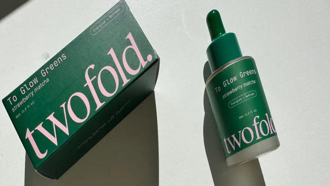 To Glow Greens Powder and Serum Duo TWOFOLD