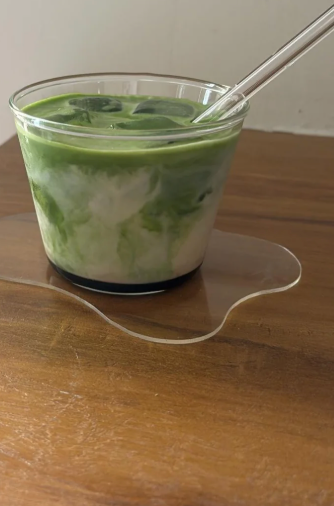 My Morning Glow-Up: Hazelnut Strawberry Matcha